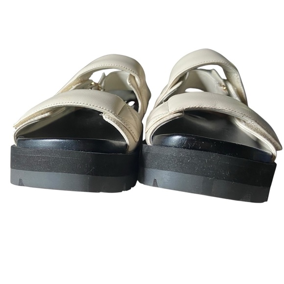 Vionic Sandals Marselle Women's Adjustable Lug Comfort Dad Cream 6 - Picture 9 of 13